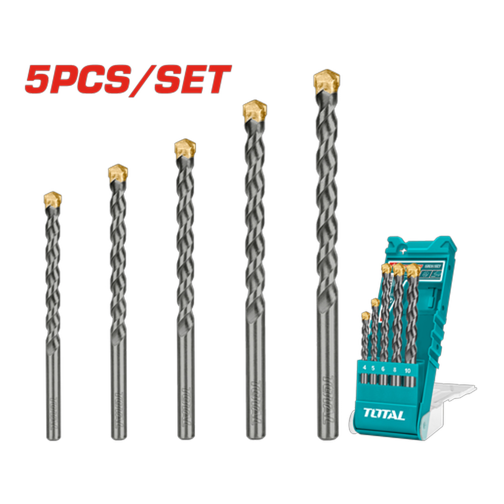 BROCA MURO JUEGO X 5 PZS INDUSTRIAL SUPER SELECT TOTAL (UTACSD5051)