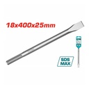 CINCEL PLANO SDS MAX 18 X 400 X  25 MM SUPER TOTAL (TAC15221821)
