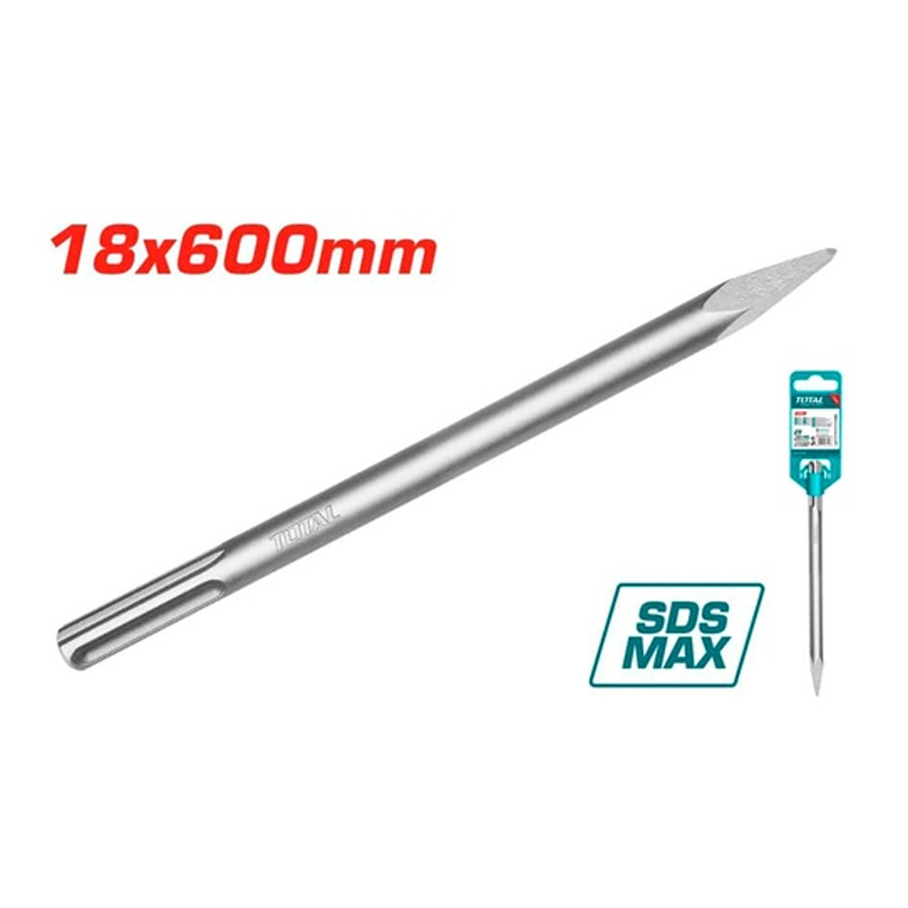 CINCEL PUNTA SDS MAX 18 X 600 MM SUPER TOTAL (TAC1521183)