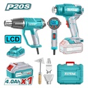 COMBO X 2 PISTOLA CALOR INCLUYE  4 ACEESORIOS, 1 BATERIA Y CARGADOR  TOTAL (UTOSLI240201)