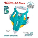 DECAMETRO 100MTS  INDUSTRIAL FIBRA DE VIDRIO MANGO ERGONOMICO TOTAL (TMTF131006)