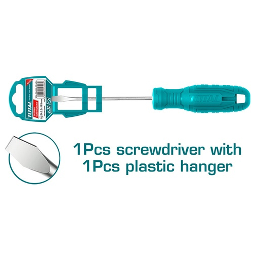 DESTORNILLADOR 1/4X5" (-) PUNTA INMANTADA TOTAL (THTDC2156P)