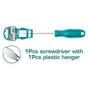 DESTORNILLADOR 1/4X6 (-) PUNTA INMANTADA TOTAL (THTDC2166P)