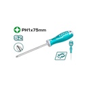 DESTORNILLADOR 3/16X3" (+) PUNTA INMANTADA INDUSTRIAL TOTAL (THT26PH1075)