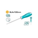 DESTORNILLADOR 4X100MM (-) PUNTA INMANTADA INDUSTRIAL TOTAL (THT264100)