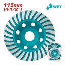 DISCO COPA PULIR TURBO SEGMENTADO 4-1/2" SUPER TOTAL (TAC2411151)