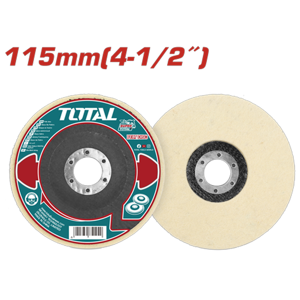 DISCO DE FIELTRO 4-1/2" SUPER TOTAL (TAC671151)