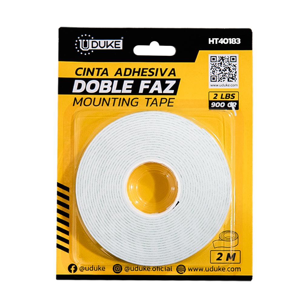 CINTA DOBLE FAZ UDUKE 2 MTS 1.5MM (HT40183)