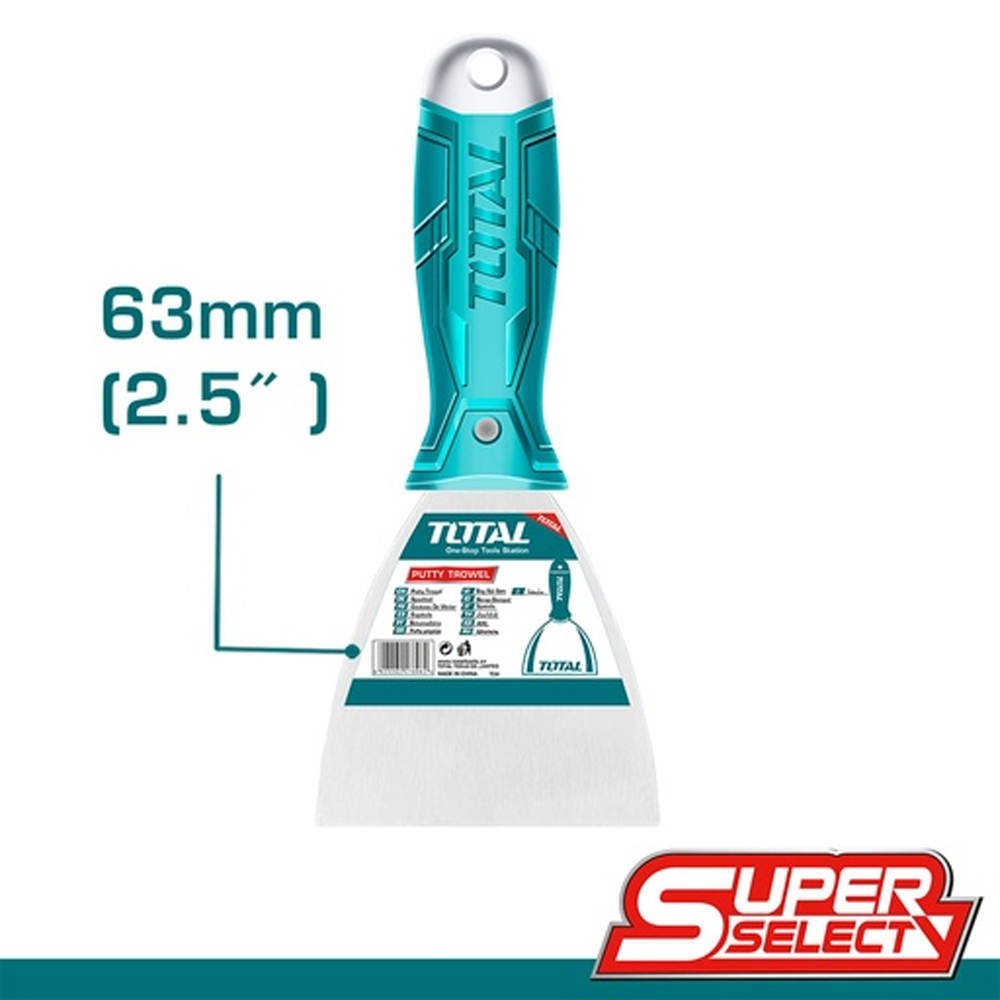 ESPATULA 2 1/2" MANGO PLASTICO TOTAL SUPER SELECT (THT836326)