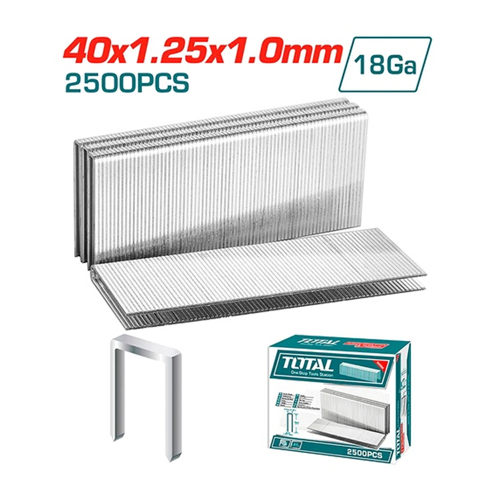 GRAPA 40MM PARA GRAPADORA NEUMATICA TOTAL (TAC918402)