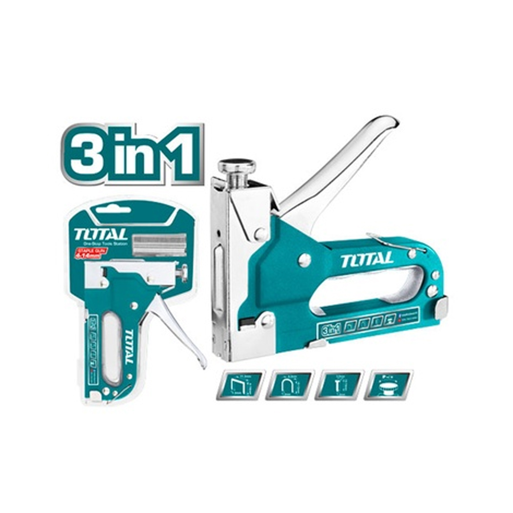 GRAPADORA TAPICERIA 3 EN 1 FUERZA AJUSTABLE (4 - 14 MM) TOTAL (THT31143)