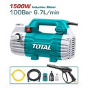 HIDROLAVADORA DE ALTA PRESION 1500W 110-120V 100 BAR (1450PSI) INCLUYE ACCESORIOS INDUSTRIAL SUPER TOTAL (UTGT11236)