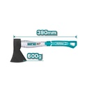 HACHA 600G MANGO DE FIBRA DE VIDRIO SUPER SELECT TOTAL (THTS78600)