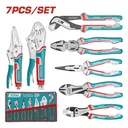 JUEGO DE ALICATES Y HOMBRE SOLO X 7 PZS SUPER TOTAL (TOS23055)