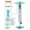 INFLADOR DE PIE 160PSI CON SOPORTE SUPER TOTAL (TMPP3201)