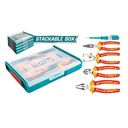 KIT DE HERRAMINETAS AISLADAS X 5 PZS INDUSTRIAL TOTAL (THKTV02P051)