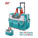 MALETA PORTA HERRAMIENTA 20 INDUSTRIAL CAPACIDAD MAXIMA 20KG INDUSTRIAL SUPER TOTAL (THRRTB2012)