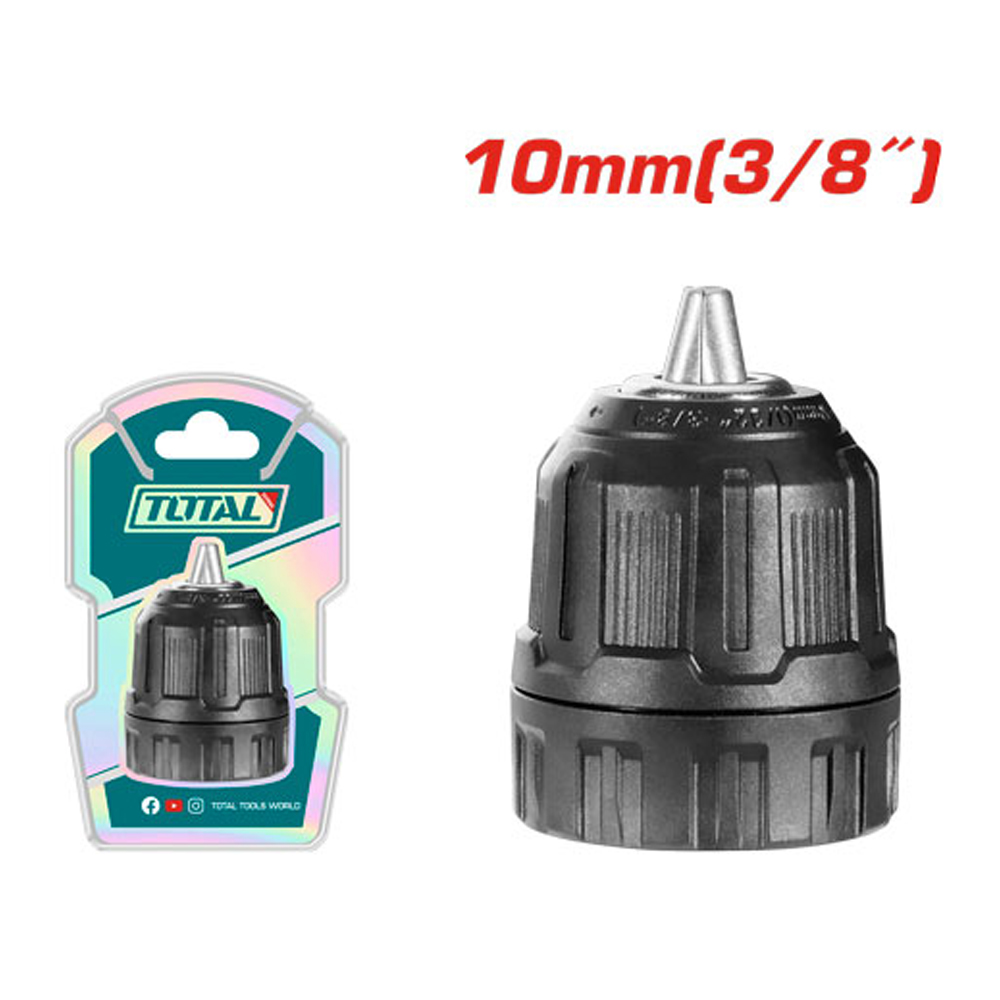 MANDRIL TALADRO  3/8" 10MM TOTAL (TAC451016)
