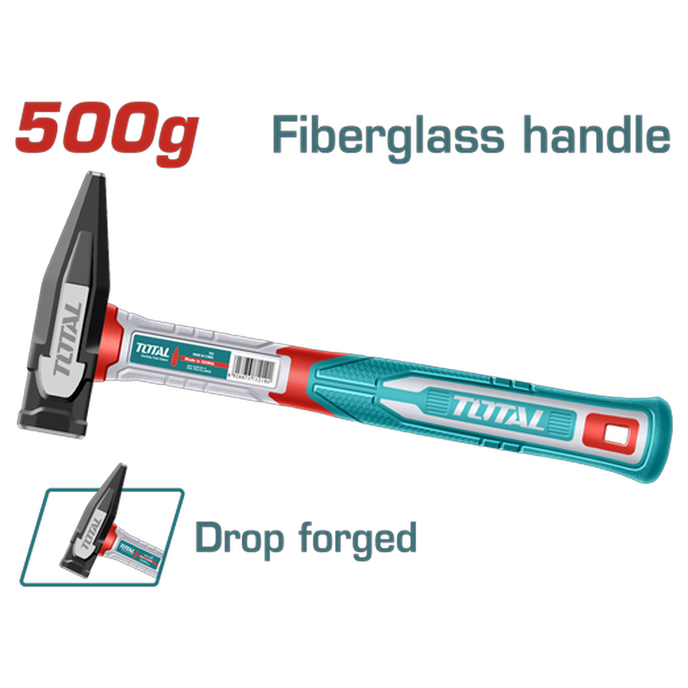 MARTILLO LATONERO 500G DE FIBRA DE VIDRIO TOTAL (THMH62500)