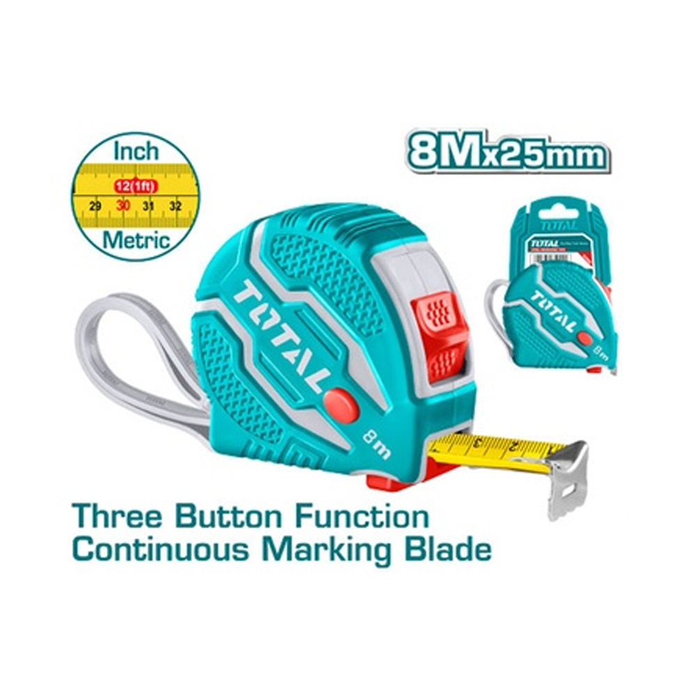 METRO 8 MTS TRIPLE BOTON HOJA ANCHA TOTAL (TMT126081)