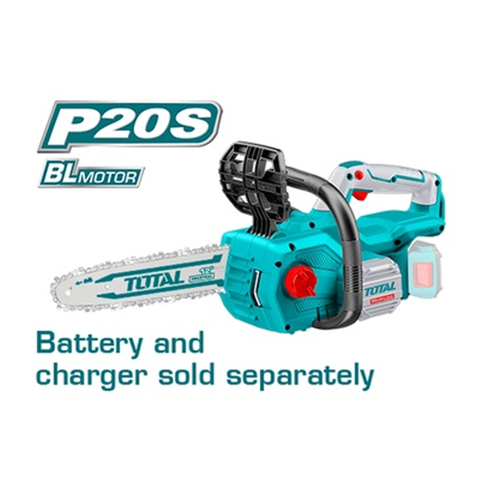 MOTOSIERRA INALAMBRICA 12 20V INDUSTRIAL BATERIA Y CARGADO NO INCLUIDO TOTAL (TGSLI20128)