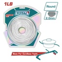 NYLON GUADAÑADORA  CUADRADO 2,2MM -1LB  INDUSTRIAL TOTAL (TALS2001)