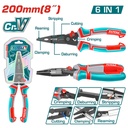 PINZA MULTIFUNCIONAL 8" INDUSTRIAL TOTAL (THTMF286)