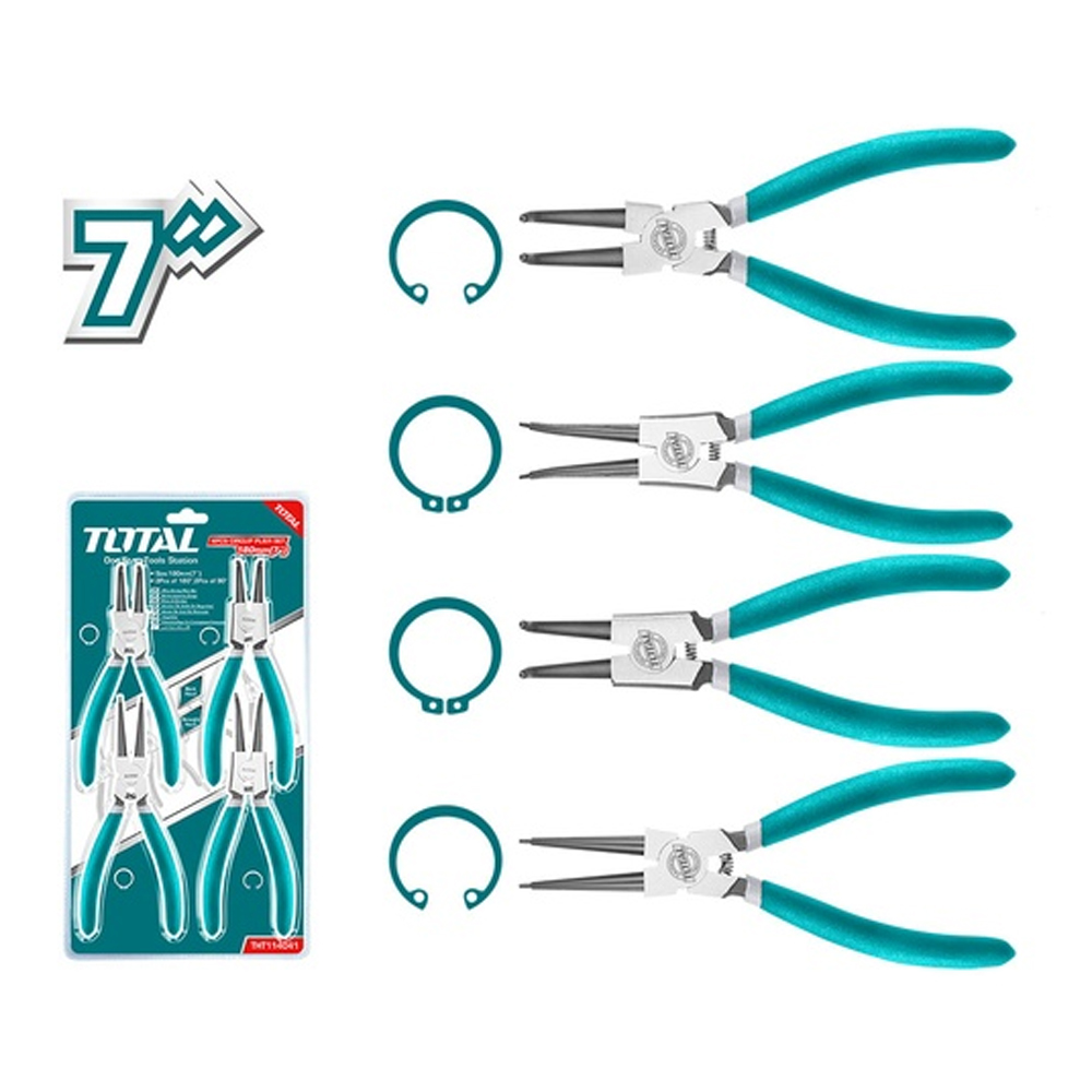 PINZA SACA PINES 7 JUEGO X 4 PZS (2 DE 180- 2 DE 90) TOTAL (THT114041)