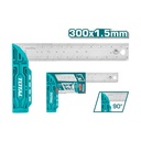 ESCUADRA 12" INDUSTRIAL ACERO INOXIDABLE TOTAL (TMT61126)