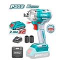 PISTOLA IMPACTO INALAMBRICA 1/2 20V 300 NM INCLUYE 2 BATERIAS 1 CARGADOR SUPER SELECT TOTAL (UTIWLI2038)