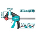 PRENSA SARGENTO DE BARRA 63X450 MM 18 INDUSTRIAL TOTAL (THT1340603)