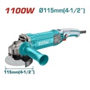 PULIDORA 4 1/2  1100W INCLUYE MANGO AUXILIAR  INDUSTRIAL TOTAL (UTG110125563)