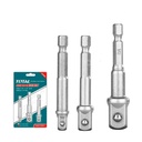 PUNTA EXTENSION MAGNETICA PARA TALADRO X 3PCS (1/4-3/8-1/2) TOTAL (TAC273651)