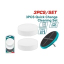 SET DE ALMOHADILLA PARA POLICHADORA (LANA-ALGODÓN) X 3 PZS INDUSTRIAL SUPER TOTAL (TAC35351)