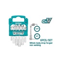 LLAVE COPA EN L INDUSTRIAL JUEGO X 6 PZS TOTAL (TLASWT0601)