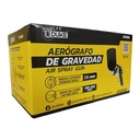 AEROGRAFO UDUKE PROFESIONAL  VASO DE 600 CC PISTOLA F75G NEGRA (HT4083)