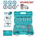 RACHE CON COPAS  1/2,1/4,3/8 X 201 PZS INDUSTRIAL SUPER TOTAL (THTS082016)