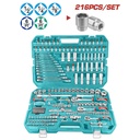 RACHE CON COPAS  1/2,1/4,3/8  X 216PZS INDUSTRIAL SUPER TOTAL (THKTHP22166)