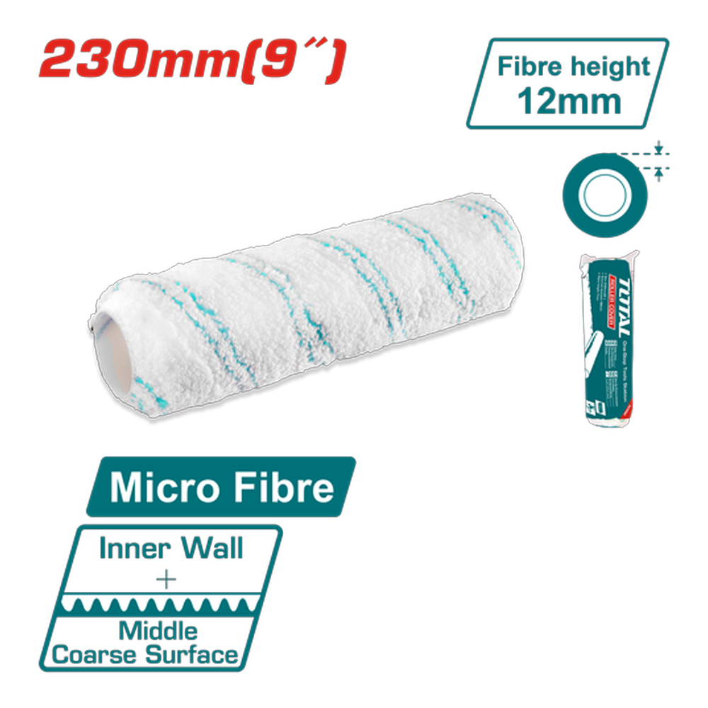 REPUESTO DE RODILLO 9" DE MICROFIBRA SUPER TOTAL (THT85951)