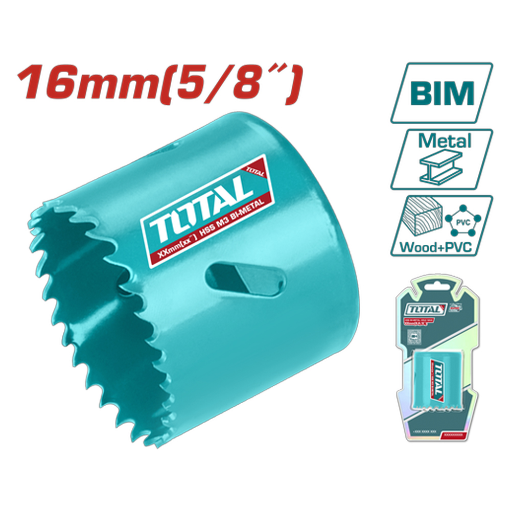 SIERRA COPA BIMETAL 5/8" SUPER TOTAL (TAC410161)