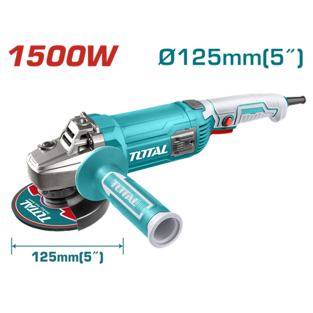 PULIDORA 5" 1500W INCLUYE MANGO AUXILIAR  INDUSTRIAL TOTAL (UTG11512536)