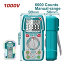 TESTER DIGITAL 1000V INDUSTRIAL SUPER TOTAL (TMT5310002)