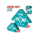 SUJETADOR MAGNETICO 10 - 25LBS 4 PZS SUPER SELECT TOTAL (TAMWH4062)