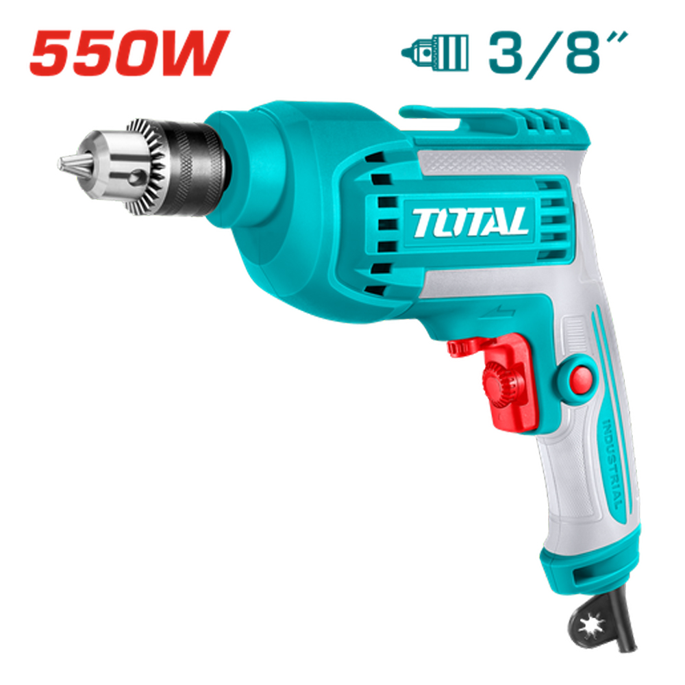TALADRO 3/8 550W VVR INDUSTRIAL TOTAL (UTD55108)