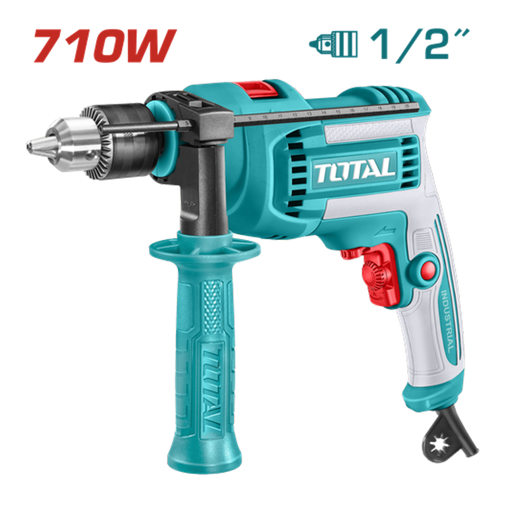 TALADRO PERCUTOR 1/2 710W INDUSTRIAL SUPER TOTAL (UTG1071366)