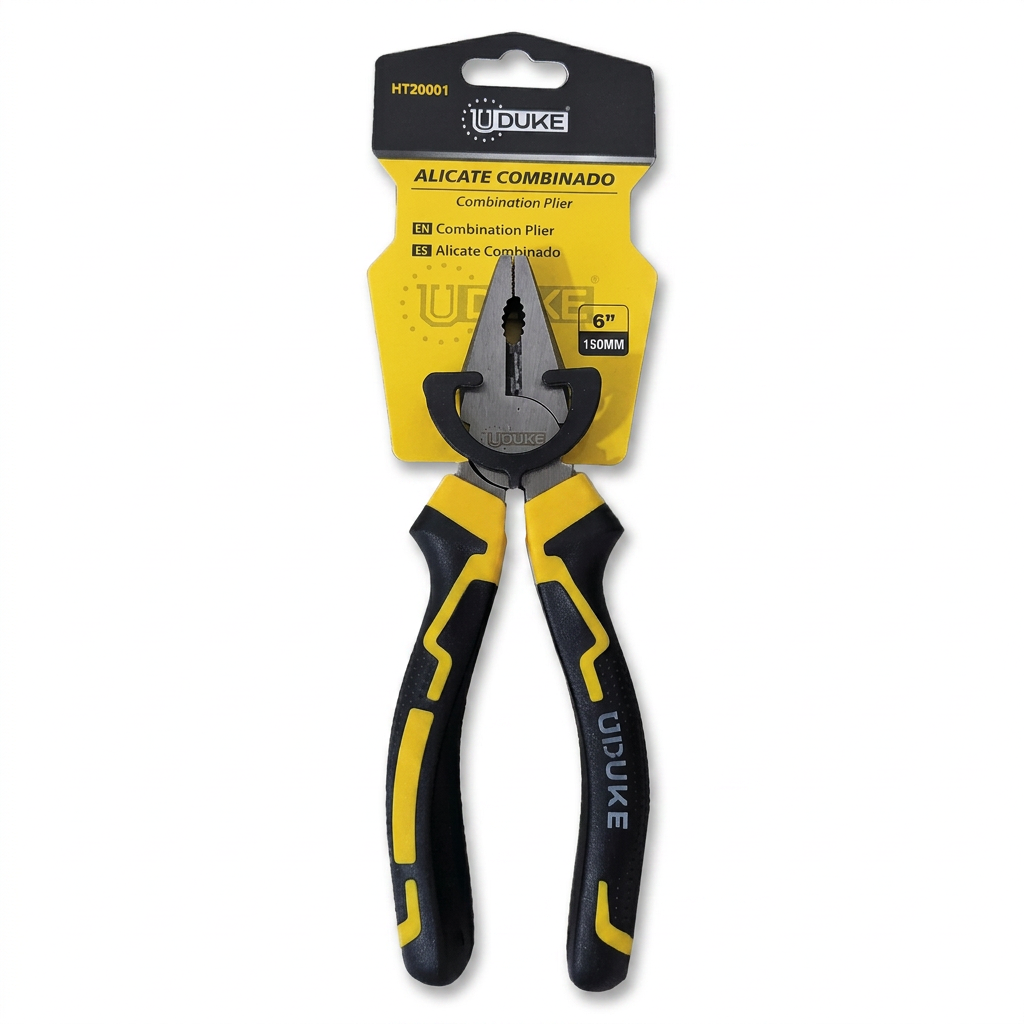 ALICATE PROFESIONAL UDUKE AMARILLO-NEGRO  6 (HT20001)