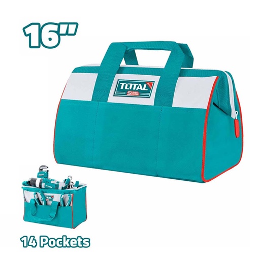BOLSO DE HERRAMINETAS 16" 14 BOLSILLOS SUPER SELECT TOTAL (THT261625)