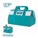 BOLSO DE HERRAMINETAS 16" 14 BOLSILLOS SUPER SELECT TOTAL (THT261625)