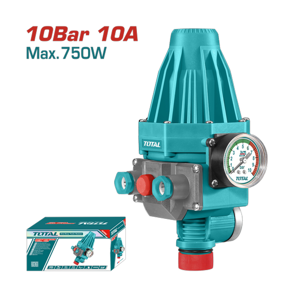 BOMBA PRESURIZADORA PARA ELECTROBOMBAS 1.5BAR,IP65 750W PARA DIAMETRO TUBERIA 1"X1" SUPER TOTAL (UTWPS102)