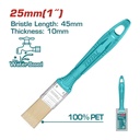 BROCHA DE 1" MANGO PLASTICO SUPER  TOTAL (THT840106)